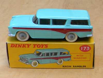 A Dinky South African pale blue 193 Rambler Cross Country Station Wagon