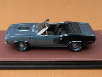 Modellino Plymouth HEMI Cuda Convertible 1971 – Scala 1:43, Colore Grigio Winchester, GLM Models (GLM191105) - Foto 5