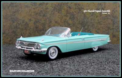 1964 Chevrolet Impala SS - Lagoon Aqua 1:43 Goldvarg Collection GC-073 A