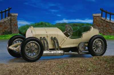 Jouet Ancien Crescent Toy – Mercedes Grand Prix – Voiture Miniature Vintage Angleterre