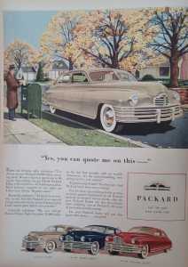 PACKARD SWAN パッカードスワンコンバーチブルクーペ1949マスコット
